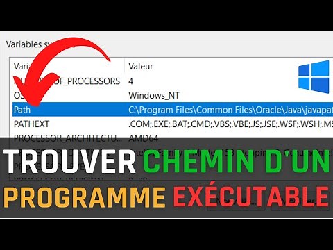 Trouver le chemin d'un programme exécutable (fichier .exe) dans Windows 10/11