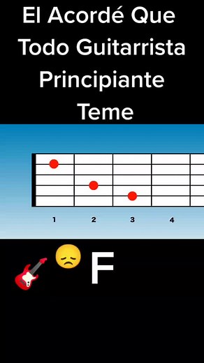 El Acordé Que Todo Guitarrista Principiante Teme#guitarra #rock #SoyRockstar