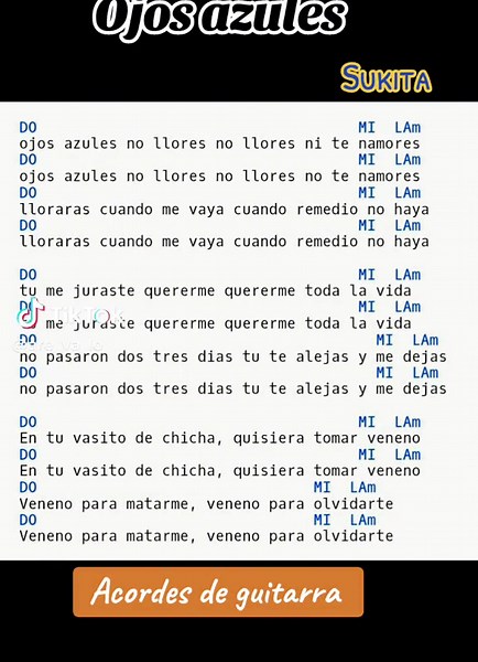 #ojosazules #acordesdeguitarra #capcut #viral