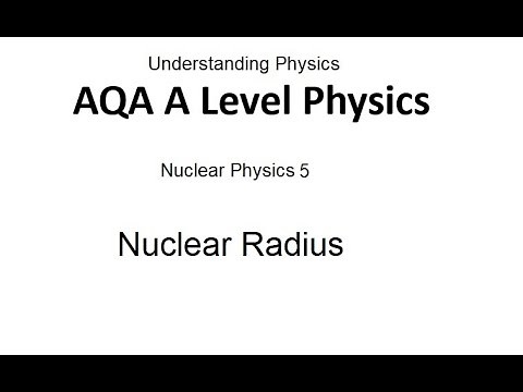 AQA A Level Physics: Nuclear Radius