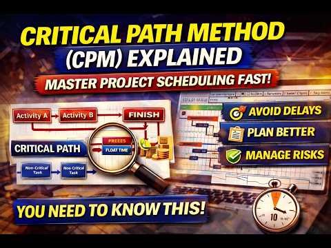 What is Critical Path Method? (CPM Tutorial for Beginners)