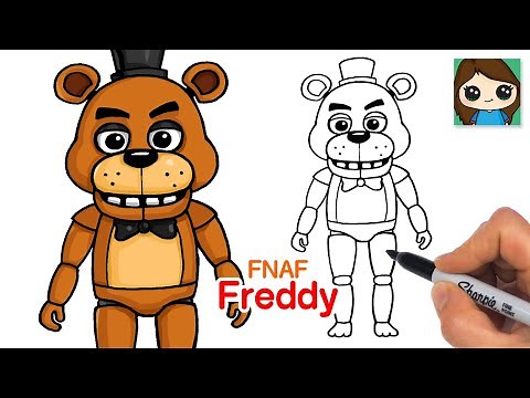 How to Draw Freddy Fazbear | Five Nights at Freddy's (NEW)