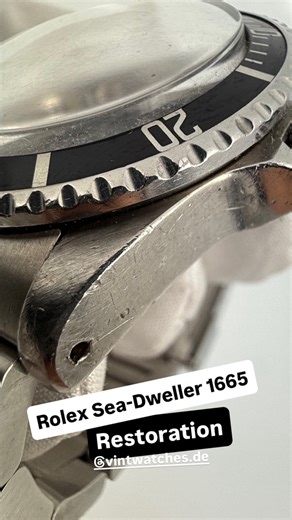 991K views · 9.2K reactions | New YouTube Video online  https://youtu.be/764OMrmpEx8?si=SvT-UvjPDXRIyQGu Intense Restoration of a Rolex Sea-Dweller 1665 for a lovely customer from UK  done! How do you like the result?  Like, Share and Comment #restoration #rolex #vintagerolexseadweller #rolexseadweller #rolex1665 #vintagerolex #rolexvintage #newvideo #youtube #beforeandafter #vintwatches Vintwatches | Vintwatches | Facebook