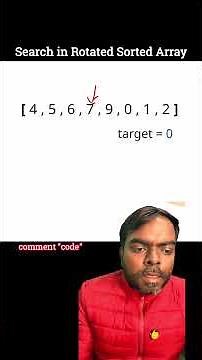 Search in Rotated Sorted Array | Leetcode 33