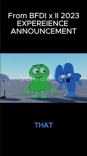 BFDI X II experience short in 3D (original from @BFDI )