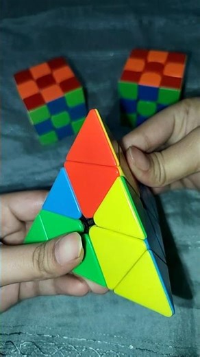 PLL ON PYRAMIX CUBE #shorts #trending #rubikscube