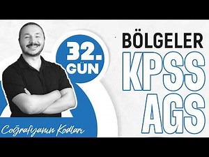 Türkiye'de bölgeler konu anlatımı | KPSS - AGS COĞRAFYA KAMPI 2026