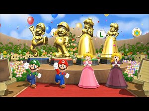 Step It Up | Mario Party 9 - Luigi Vs Mario Vs Peach Vs Daisy (Everybody Wins)
