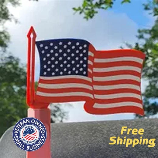 3D Printed Wavy American Mailbox Flag Replacement – Patriotic Postal Arm Kit - Etsy