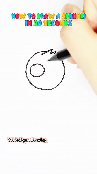 How to Draw Simon from Sprunki Incredibox Tutorial