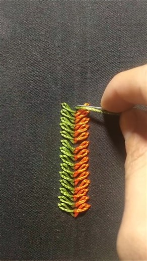 hand on stitch #embroidery #viral #handembroidery #sewing #handsewing #stitch #shortvideo #handmade