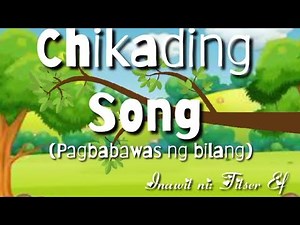 Chikading Song| Subtraction Song|Pagbabawas|Decreasing 10-0 by Titser Ef