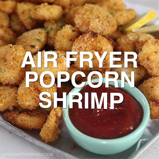 https://www.spendwithpennies.com/crispy-popcorn-shrimp/ Tender shrimp in a crispy seasoned coating can be baked in the oven, air fryer, or even fried crispy in oil. | Spend With Pennies