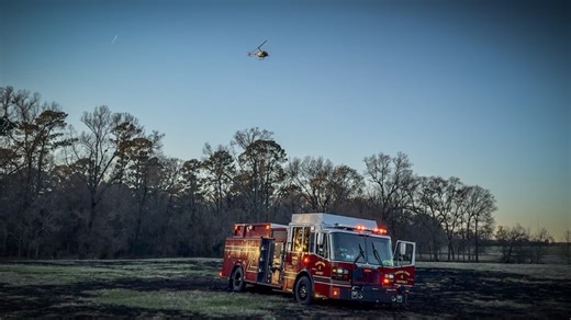Massive grass fire strains emergency crews in two parishes