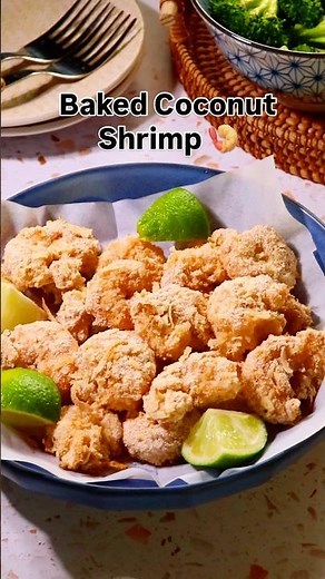 Baked Coconut Shrimp Recipe #coconutshrimp #grainfree #shrimprecipe