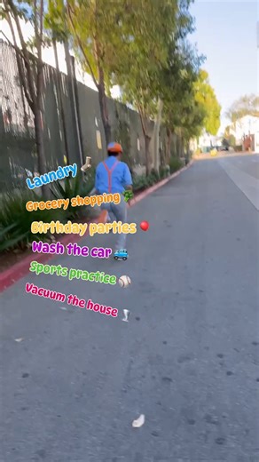 Ahh, another relaxing weekend...😅 #blippi #parenting #wfhlife #funny | Blippi