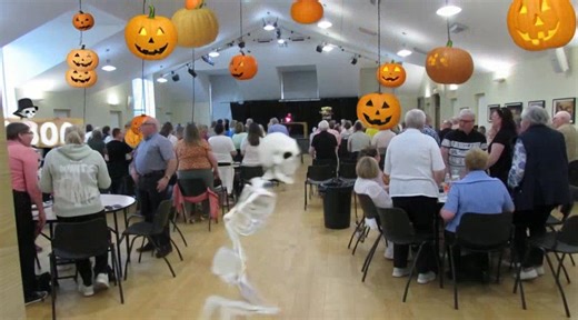 5.1K views · 32 reactions | The Big Banter Halloween Bingo Jackpot this Sunday is a Spooky £2800, Witch is very good, just like the board Skinney is holding. Doors open at 6pm, first game is at 7:30pm and everyone is welcome! Fancy Dress to distress, and there might be prizes for the winners. Please like, share and comment to be in the Free Book Draw. | Parish Centre Magherafelt | Facebook