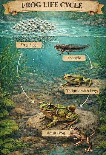 Frog Life Cycle Stages