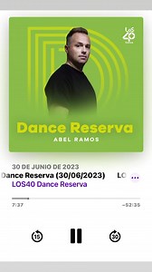 Escucha el último capítulo de mi podcast LOS40 DANCE Reserva aquí——-> https://podcasts.apple.com/es/podcast/los40-dance-reserva/id1483538369?i=1000618906622 | Abel Ramos