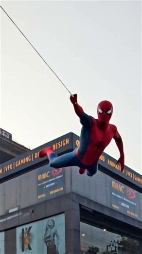 Spider-Man Jump Scene Created with CGI & AI | VFX Breakdown 🕷️🏙️