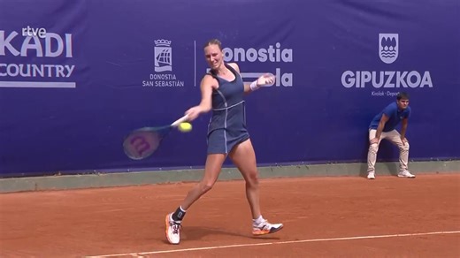 WTA Internacional de San Sebastián. 1ª Semifinal: Darja Semenistaja - Anouk Koevermans