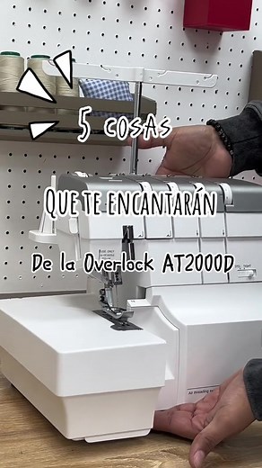 Te va a encantar la Overlock AT2000D 🥹♥️ #overlock #fypシ #contenido #overlockmachine #janome #costura #remalladora #maquinasdecoser #tevaaencantar #enhebrador #chile🇨🇱 #2023 las telas son de @Telas Brasil .cl