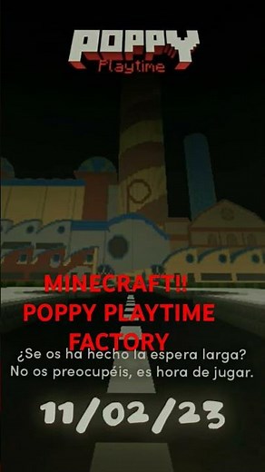 Minecraft poppy playtime factory#minecraft#