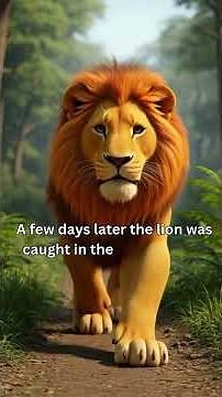 The Lion and the Mouse Story for Kids | English | #cartoon #childrenstories #kids #moralstory