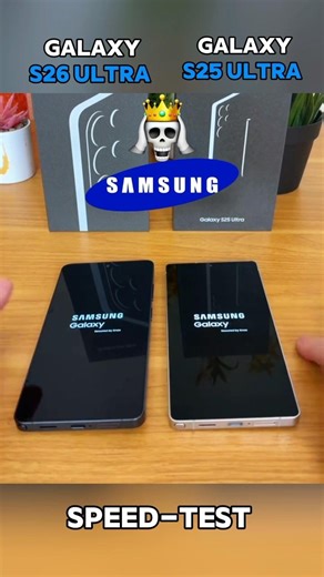😳⚡ SAMSUNG S26 ULTRA VS SAMSUNG S25 ULTRA 🚀 BOOT-UP SPEED TEST!!