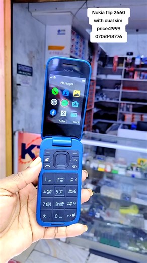 Nokia flip 2660 phone with dual sim price:2999 #fyp #nokia #tiktokbusiness #makemefamous 0706148776