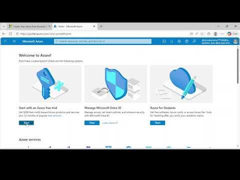 Getting started with Microsoft Azure Cloud- How to create an account