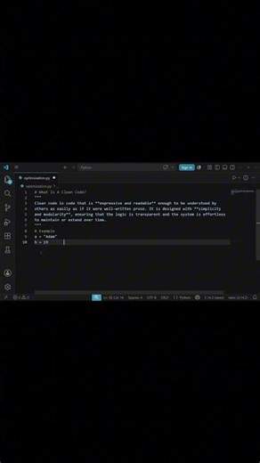 Your Python Code Is Probably Messier Than You Think! #shorts #pythonprogramming