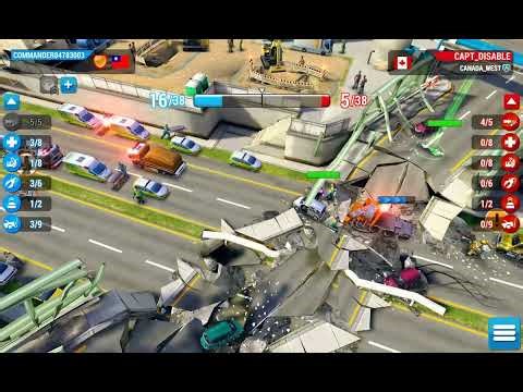 Emergency HQ, Hero Level 134, 1 vs 1 Mission, Collapsed motorway bridge