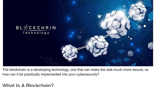 How Blockchain Can Improve Your Cyber Security