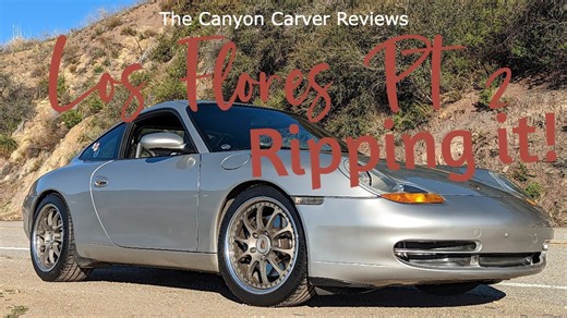 Pushing My Porsche 996 Hard on Los Flores Canyon Roads