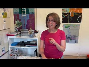 Abstract Art Quilt Collage Workshop Fabric Selection