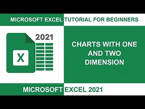 22 Microsoft Excel Tutorial for Beginners - Charts with one and two dimension