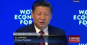 Chinese President Xi Jinping Addresses the World Economic Forum