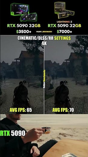 RTX 5090 vs RTX 5090 Lightning Z - Lightning Z Actually Faster? #pcgaming