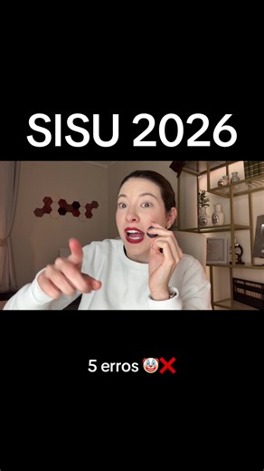 O SISU 2026 começou!! Coloca sua nota lá HOJE!