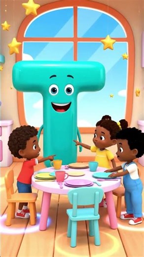 T Says Tuh! 🚂 The Catchiest Letter T Phonics Song for Kids | ABC Learning | Toddlers Love This!