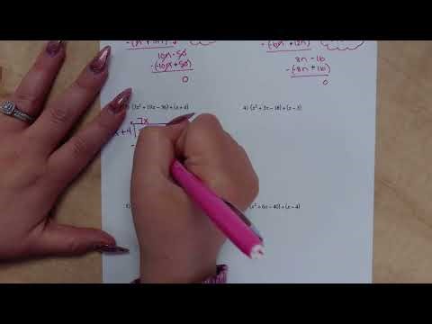 Dividing Polynomials – Worked Examples | Algebra 1 | Math with Mrs. B