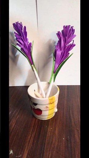 DIY peper craft ideas 😱😱 colour peper flower 🌹|| #shortsfeed #diy #pepercraft #flowers