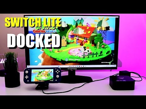 SWITCH LITE DOCKED | Play your Modded Nintendo Switch Lite on a TV