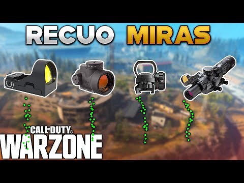 Recuo e Velocidade das Lentes Miras Warzone COD Híbrida - VLK 3X - Refletora - Térmica