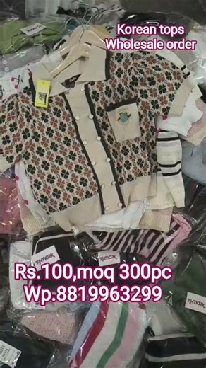 Korean tops wholesale 8819963299 #kerala #exportsurplus2023 #karnataka
