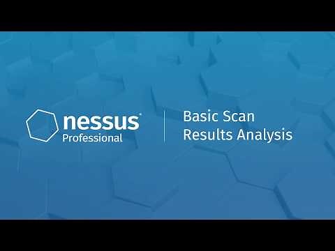 Basic Scan Results Analysis in Nessus Professional