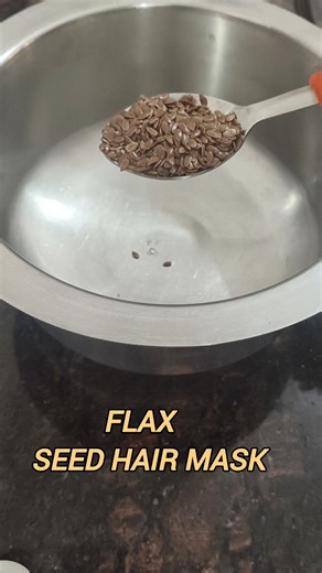 flax seed hair mask ✨ effective and easy way for hair growth and nourishment