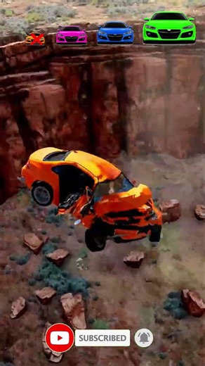 Big vs Small Tunel🚗💣 #beamng #shorts