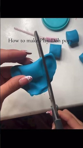 How to make play-doh pops!!